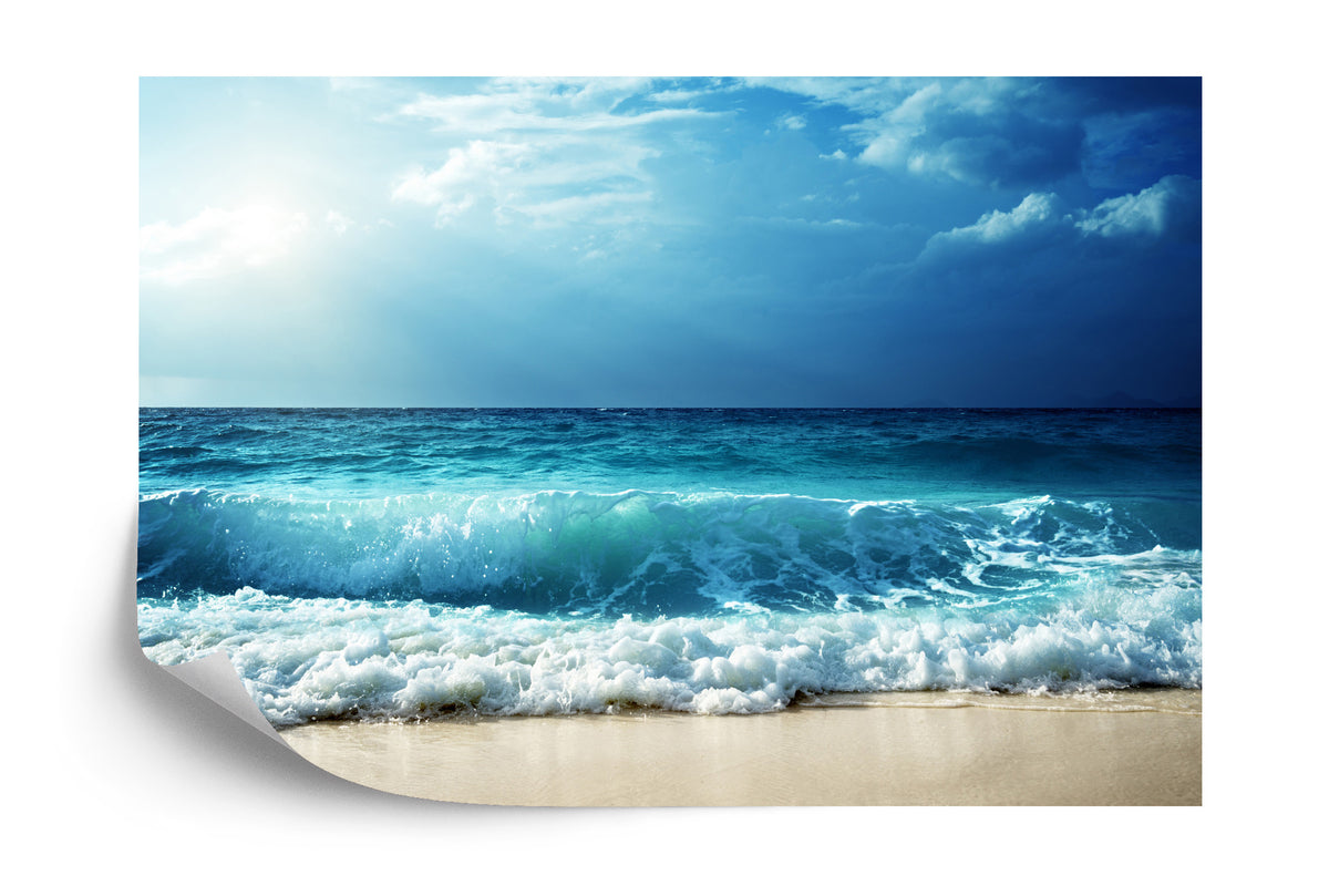 Fototapete Strand Meer Wellen – Maritime Urlaubsstimmung