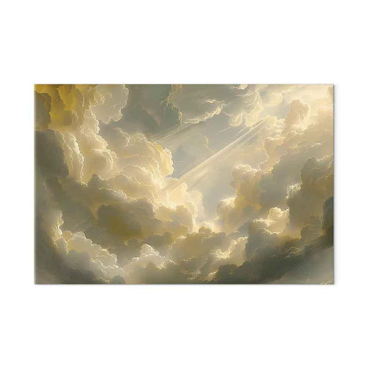 Leinwandbild - Enchanting Play of Colors Against a Backdrop of Clouds