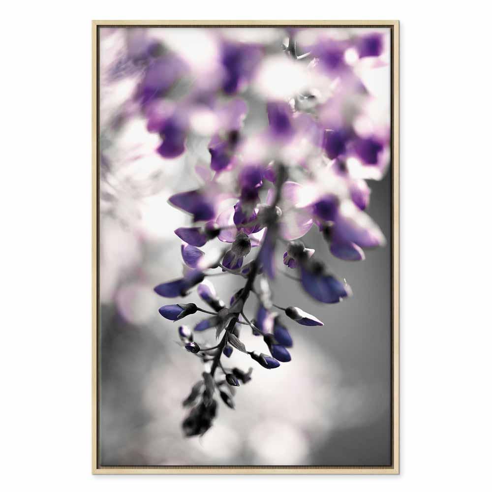 Leinwandbild - Violet Ringtones (1 Part) Vertical