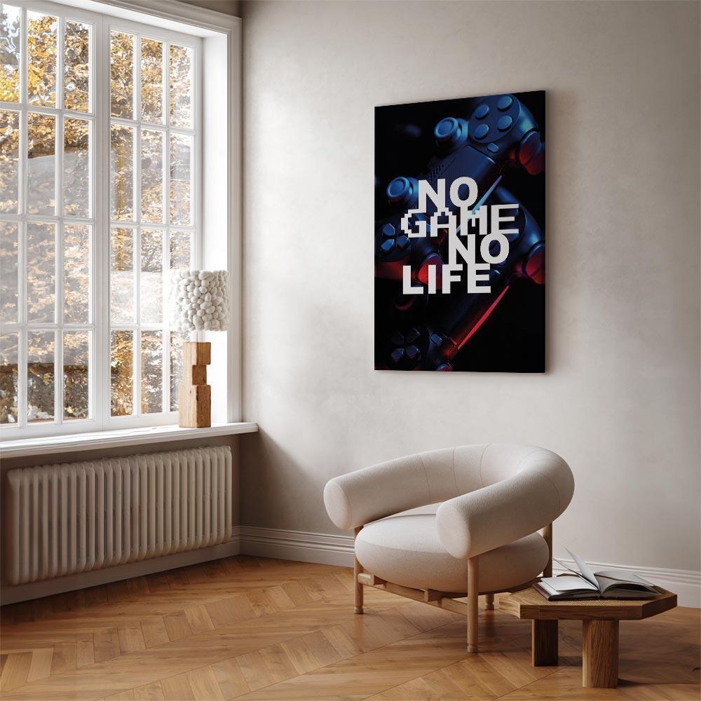 Leinwandbild No Game No Life Bunt – Gaming Wandkunst