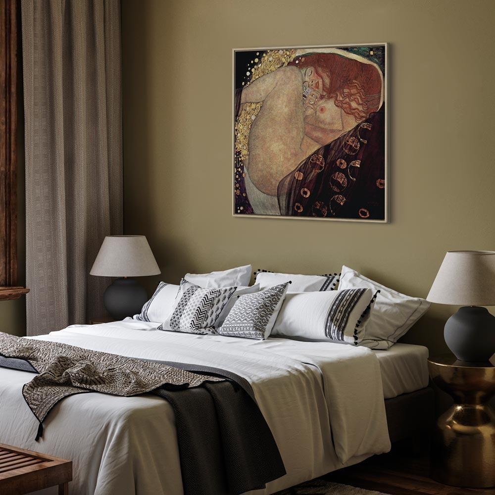 Leinwandbild - Gustav Klimt – Danae