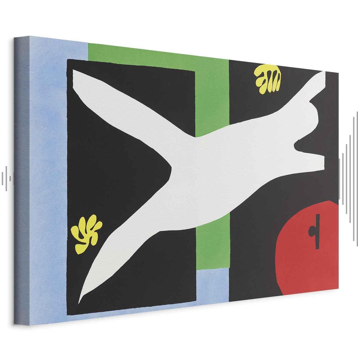 Leinwandbild - Henri Matisse – The Swimmer in the Aquarium (from Jazz)
