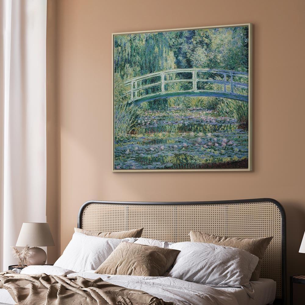 Leinwandbild - Claude Monet – Footbridge in Giverny