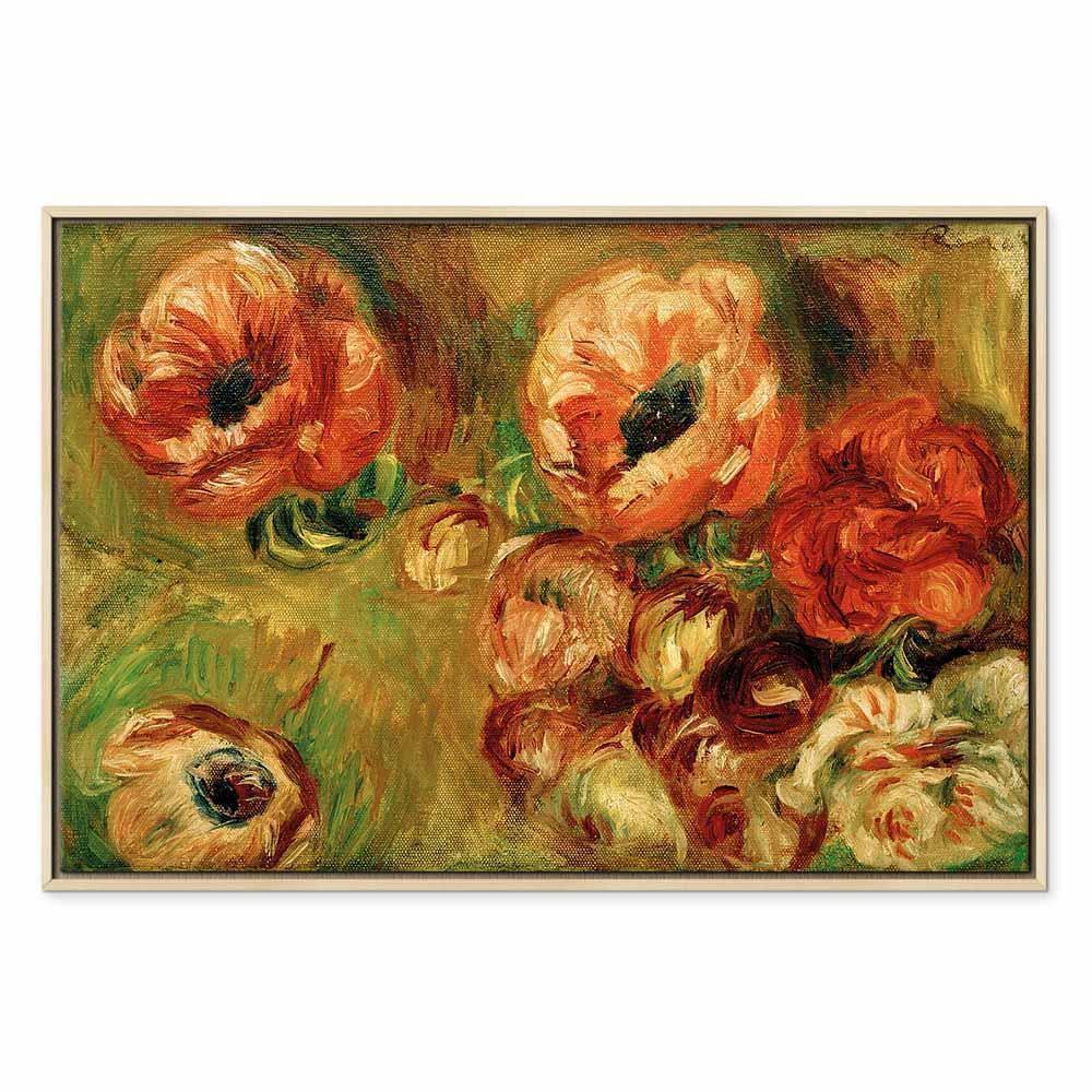 Leinwandbild - Pierre-Auguste Renoir – Les Anémones