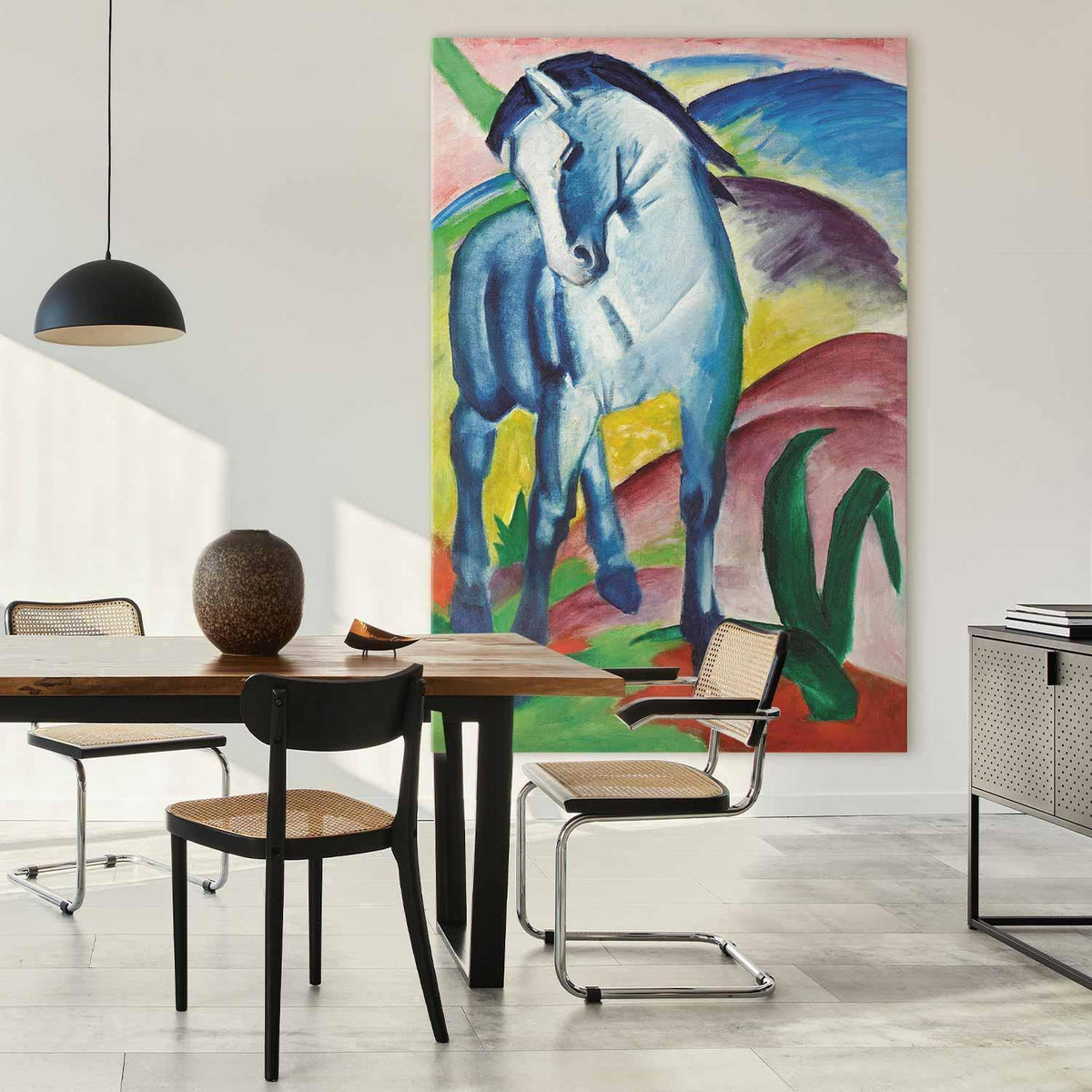 Wandbild XXL - Franz Marc – Blue Horse