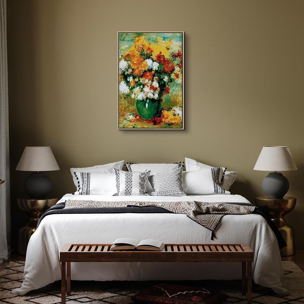 Leinwandbild - Pierre-Auguste Renoir – Chrysanthemums