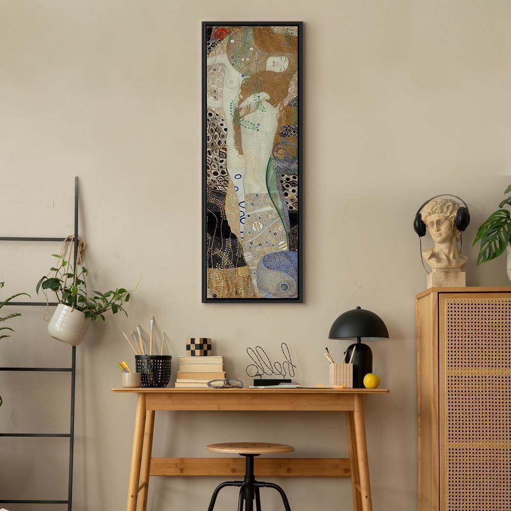 Leinwandbild - Gustav Klimt – Water Serpents