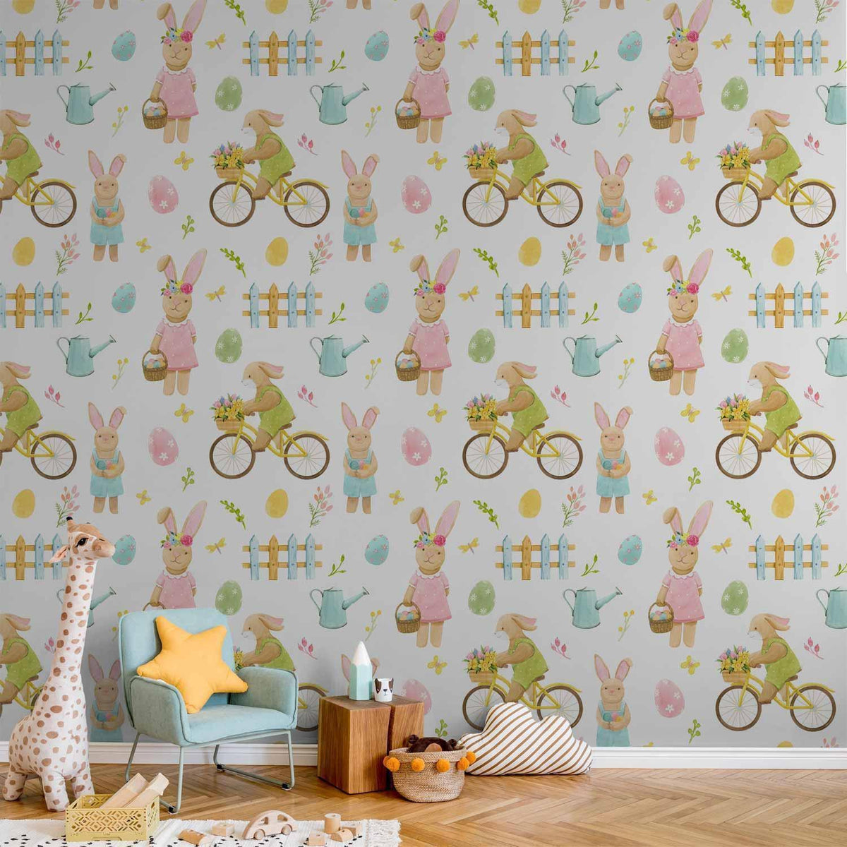 Tapete - Bunny Idyll