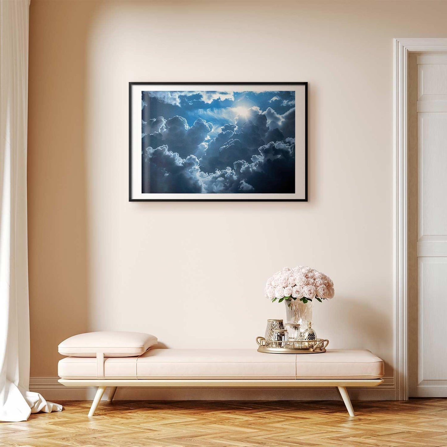 Poster - Lively Scene: The Sun Battling the Clouds Artgeist