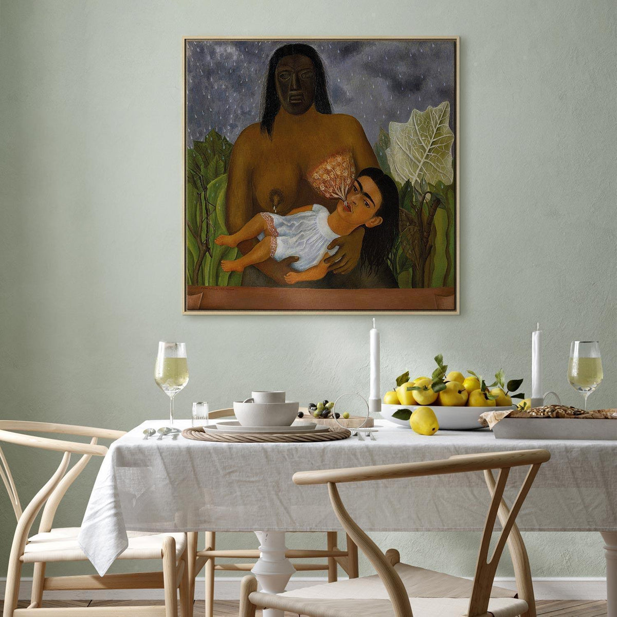 Leinwandbild - Frida Kahlo – My Nurse and I