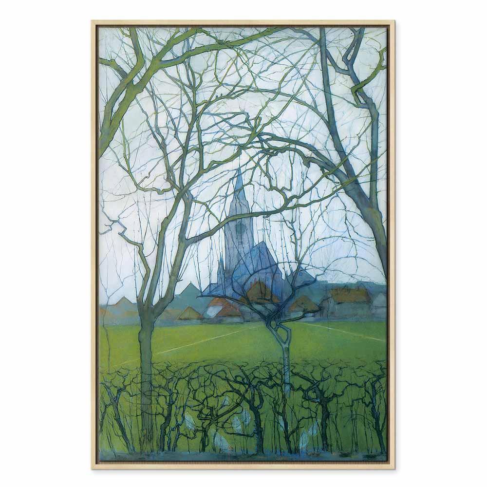 Leinwandbild - Piet Mondrian – St Jacob's Church