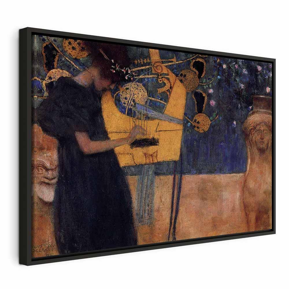 Leinwandbild - Gustav Klimt – Music