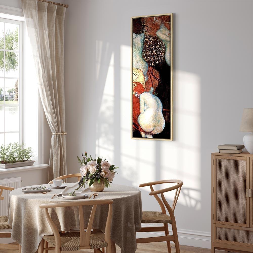 Leinwandbild - Gustav Klimt – Goldfish