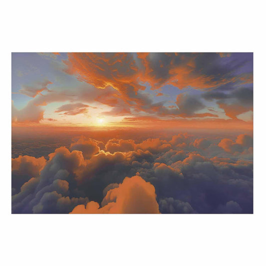 Poster - When Dawn Tickles the Clouds: A Color Show on the Morning Sky