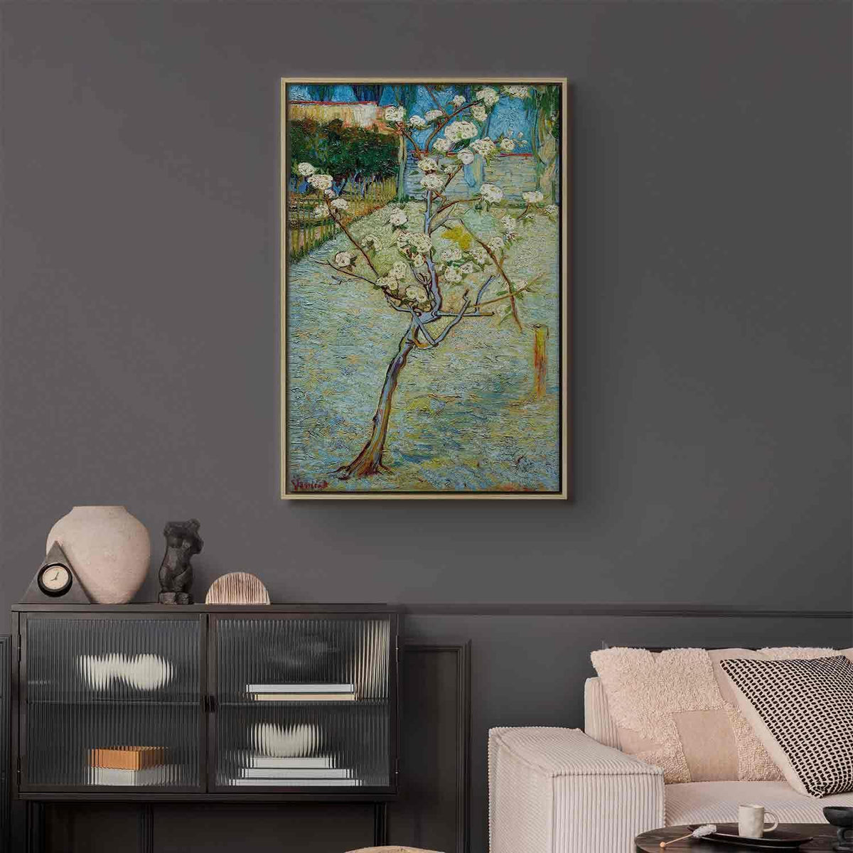 Leinwandbild - Vincent van Gogh – Blossoming Pear Tree