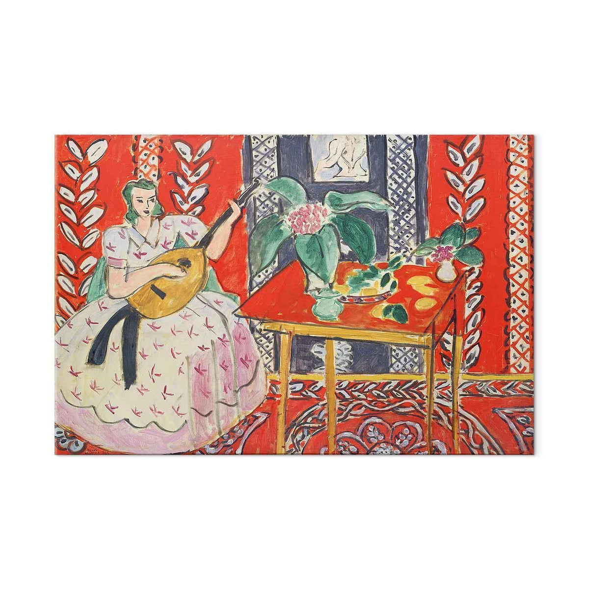 Leinwandbild - Henri Matisse – The Lute