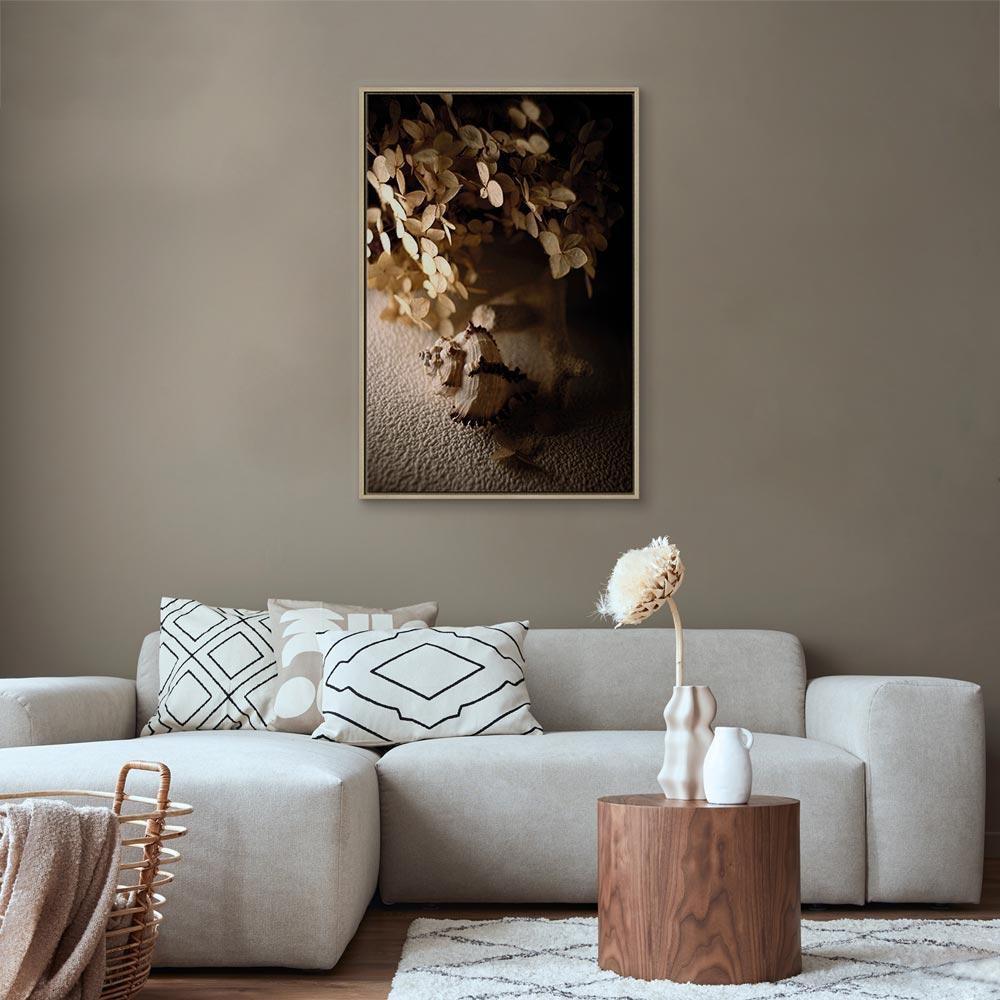 Leinwandbild - Humming Seashell (1 Part) Vertical