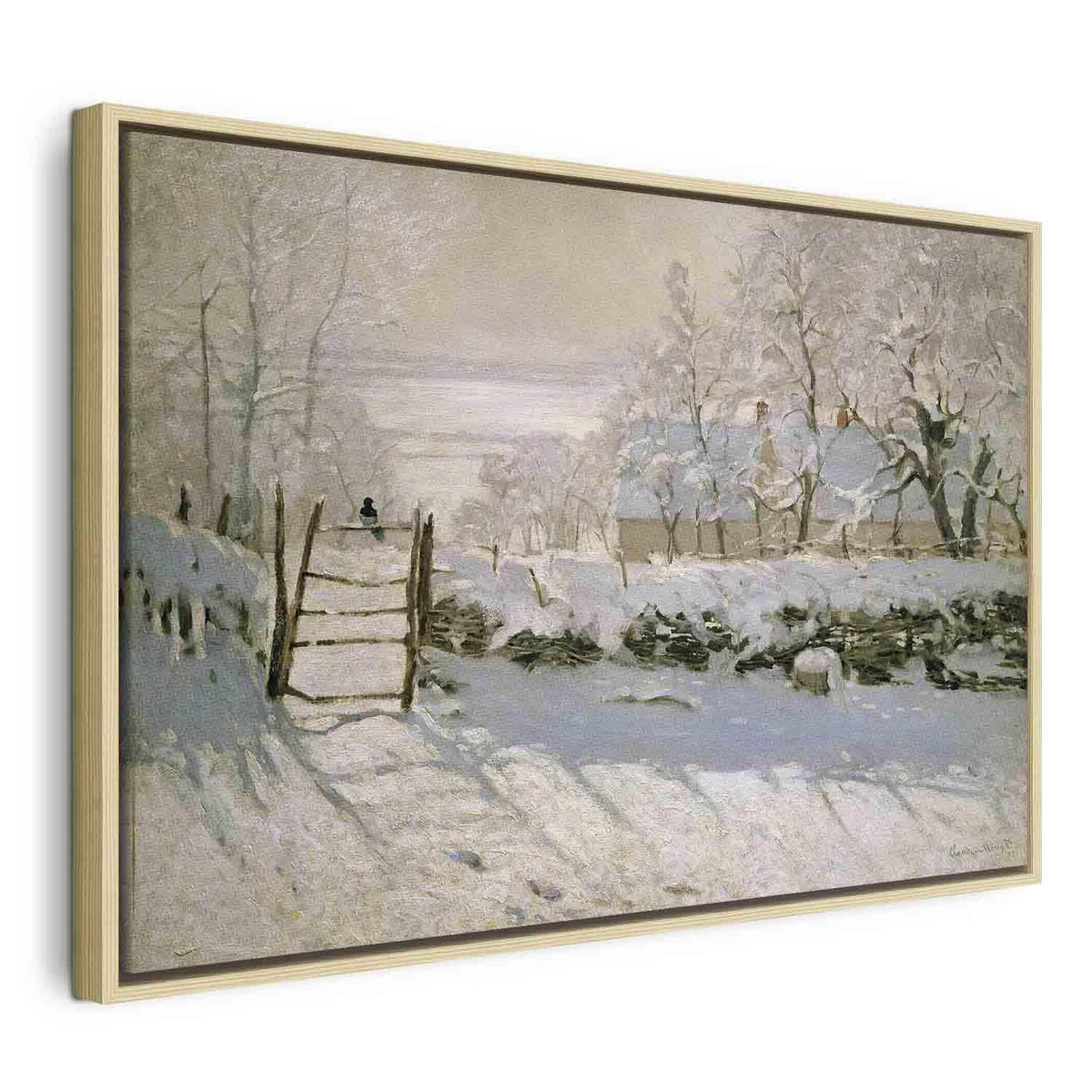 Leinwandbild - Claude Monet – The Magpie