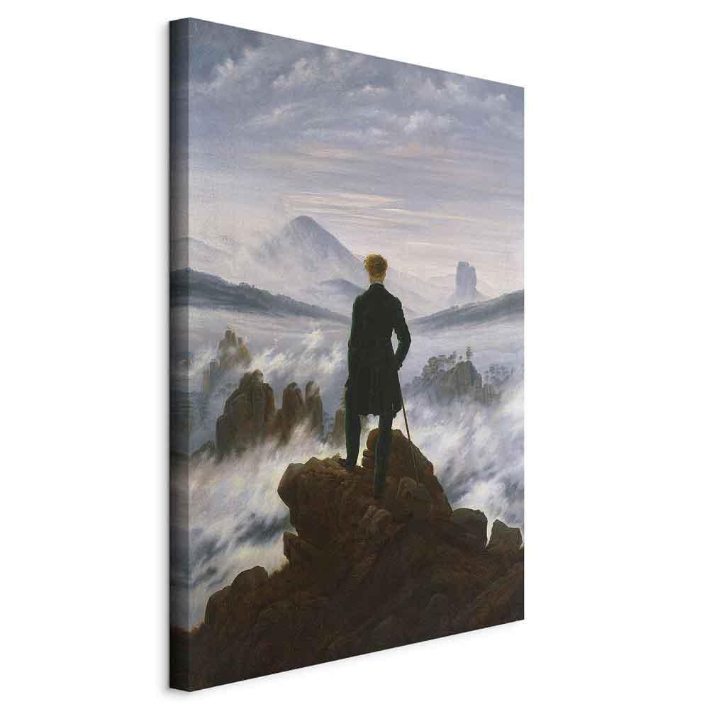 Leinwandbild Caspar David Friedrich – Der Wanderer über dem Nebelmeer