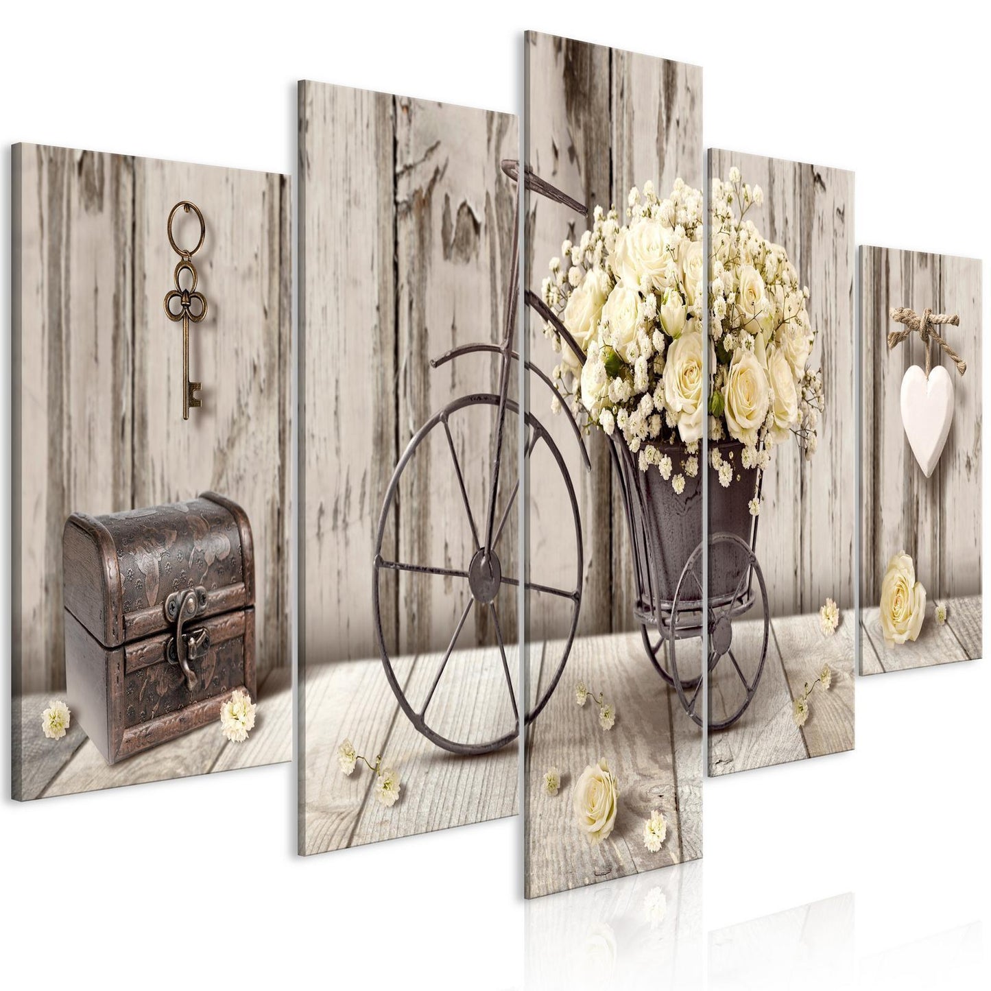Leinwandbild - Secret Bouquet (5 Parts) Wide