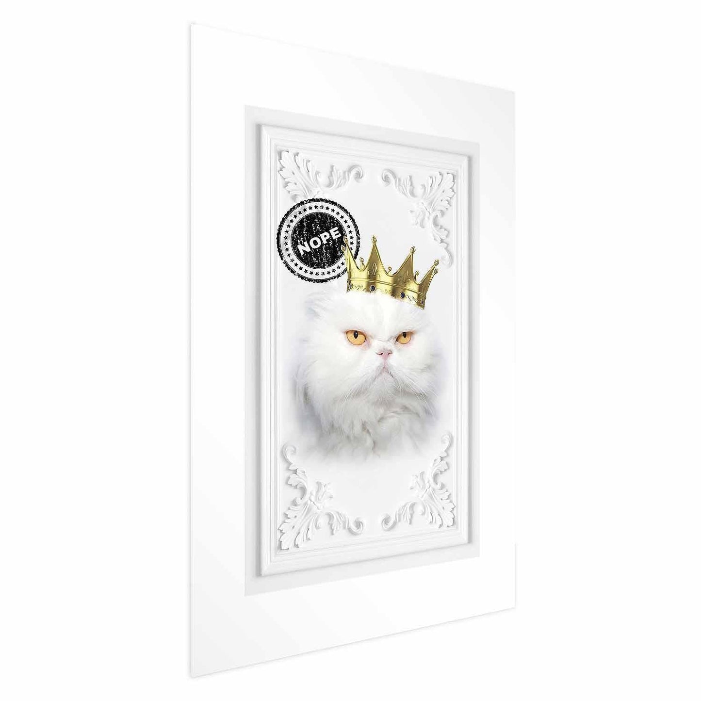 Poster - Cat King Artgeist