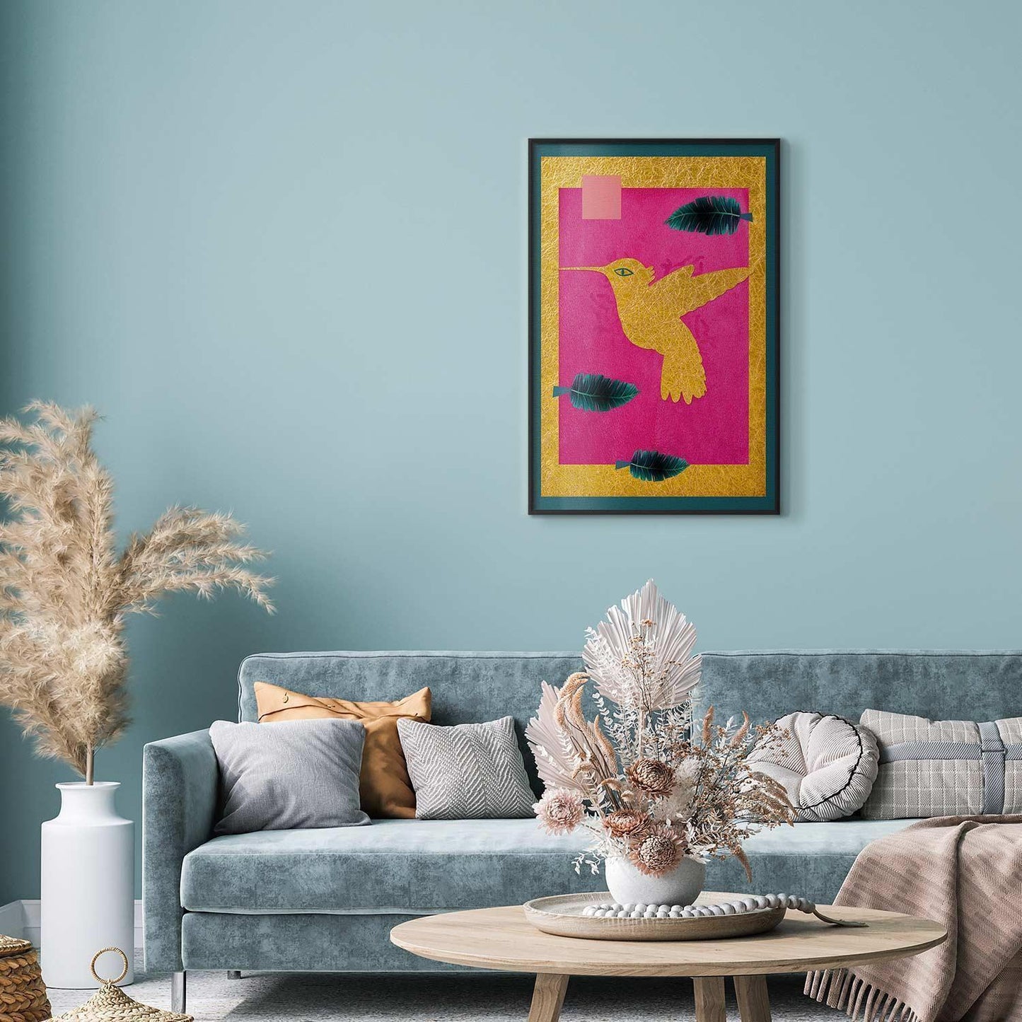 Poster - Golden Hummingbird Artgeist