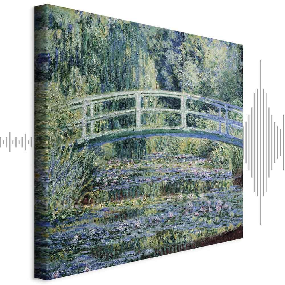 Leinwandbild - Claude Monet – Footbridge in Giverny