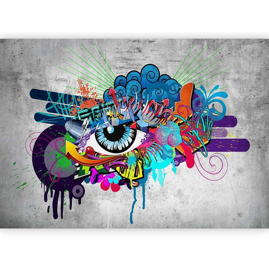 Fototapete - Graffiti eye