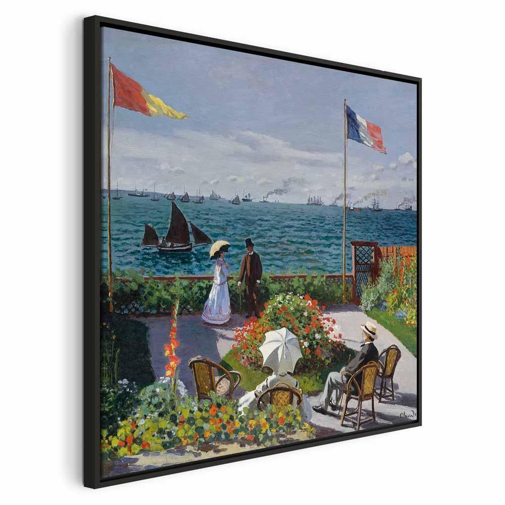 Leinwandbild - Claude Monet – Terrace at Sainte-Adresse