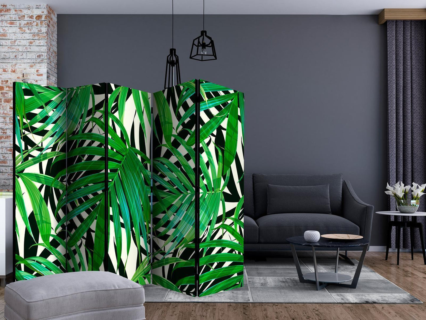 Paravent - Tropical Leaves II Artgeist