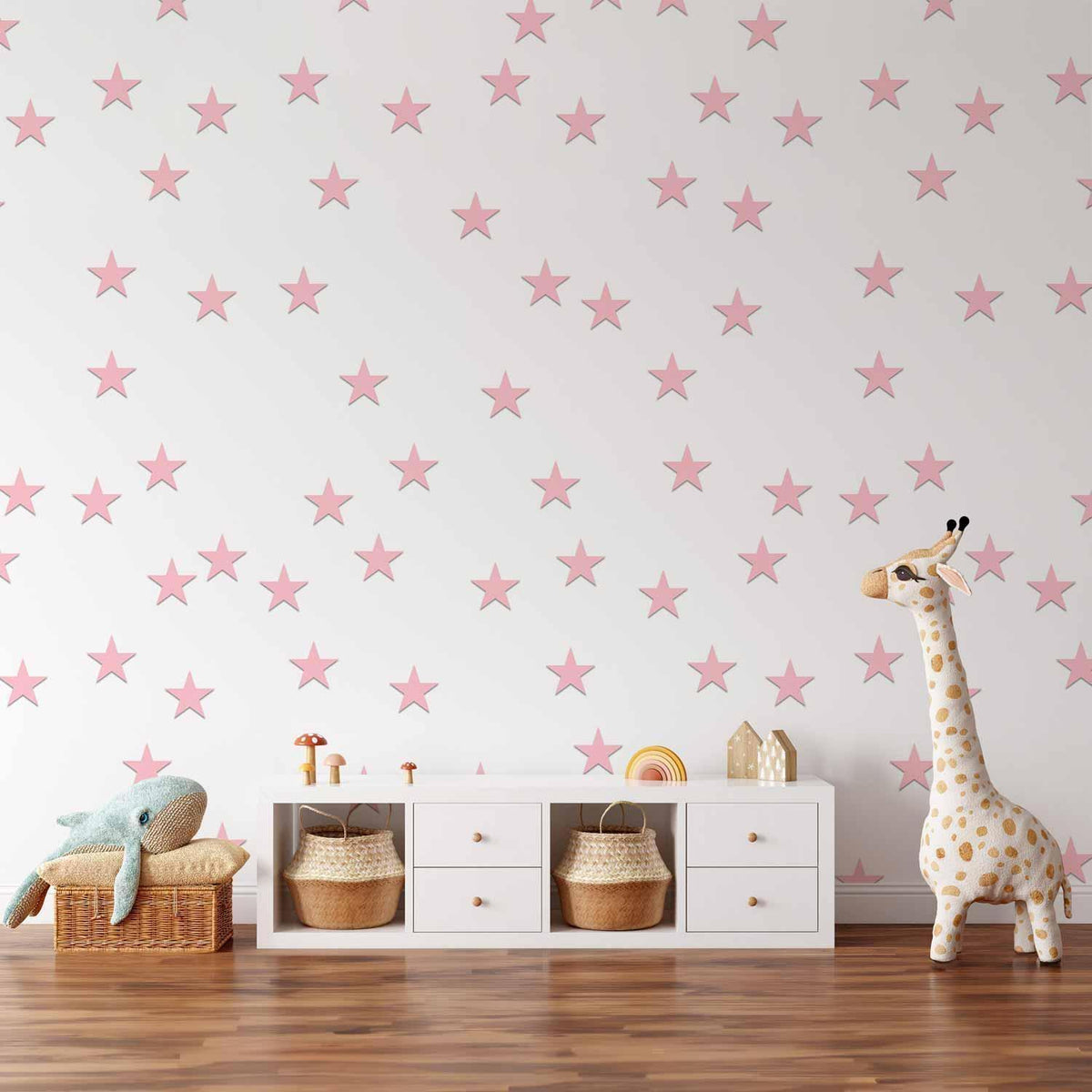 Tapete - Pink Stars