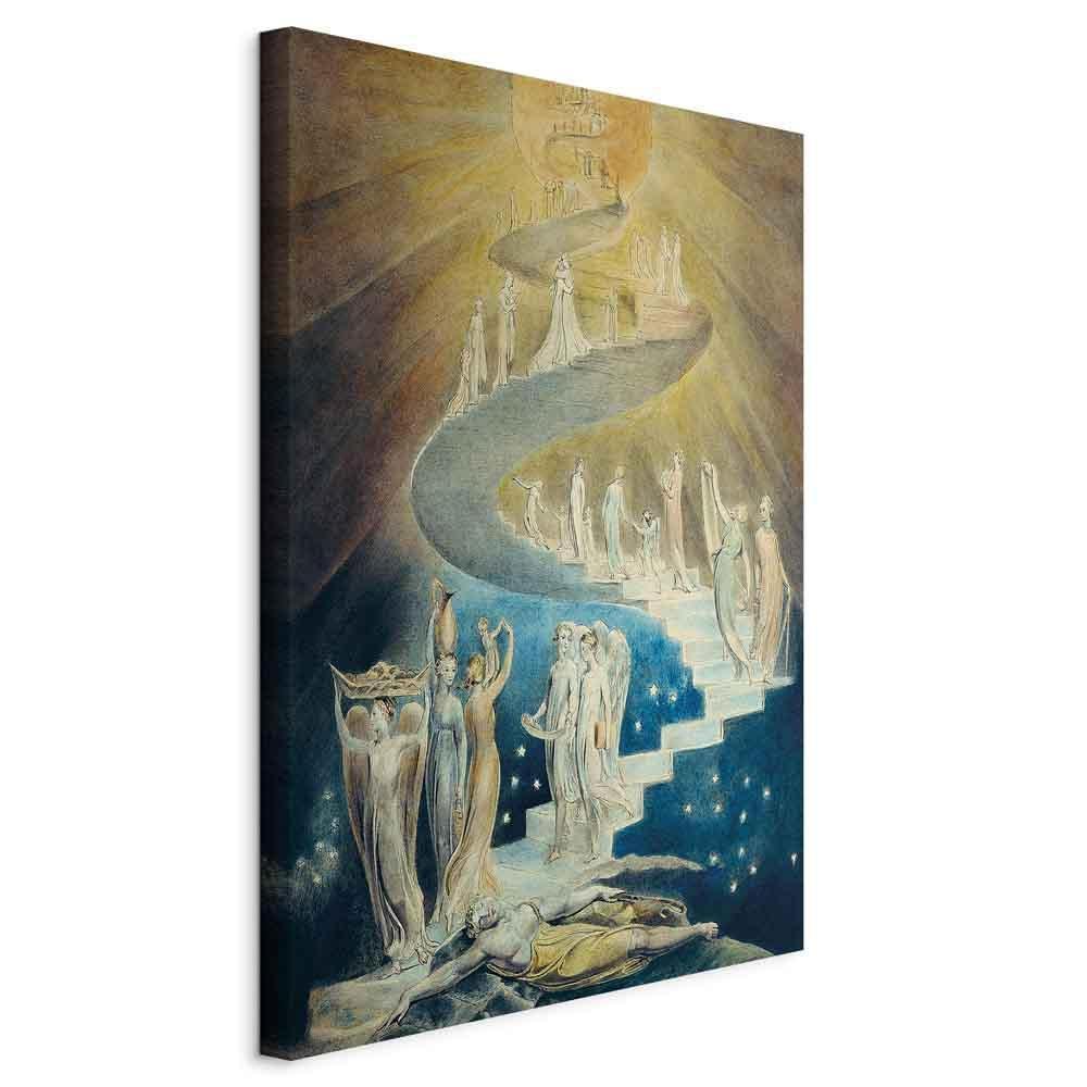 Leinwandbild Jakobsleiter William Blake – Religiöse Kunstgeschichte