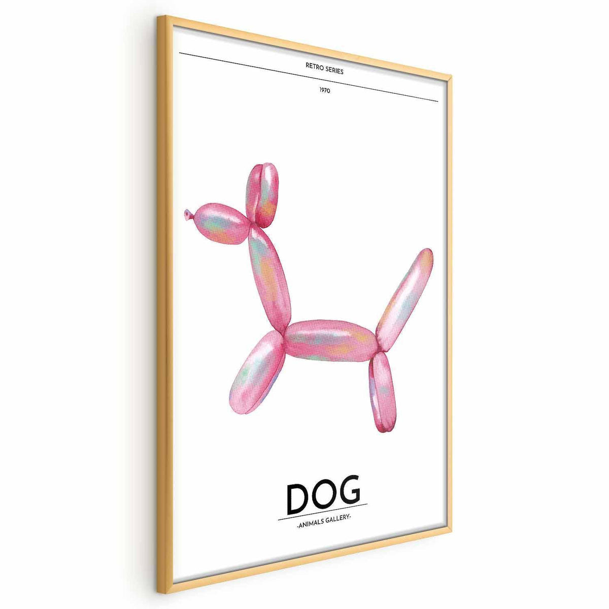 Poster - Holo-Dog - Colorful Retro Dog