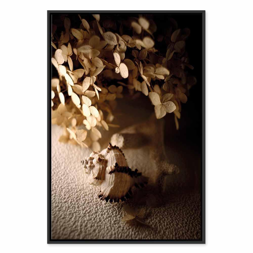 Leinwandbild - Humming Seashell (1 Part) Vertical