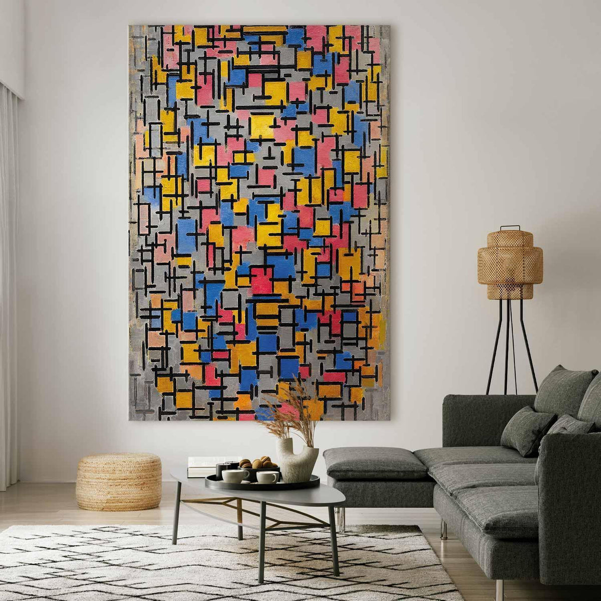 Wandbild XXL - Piet Mondrian – Composition
