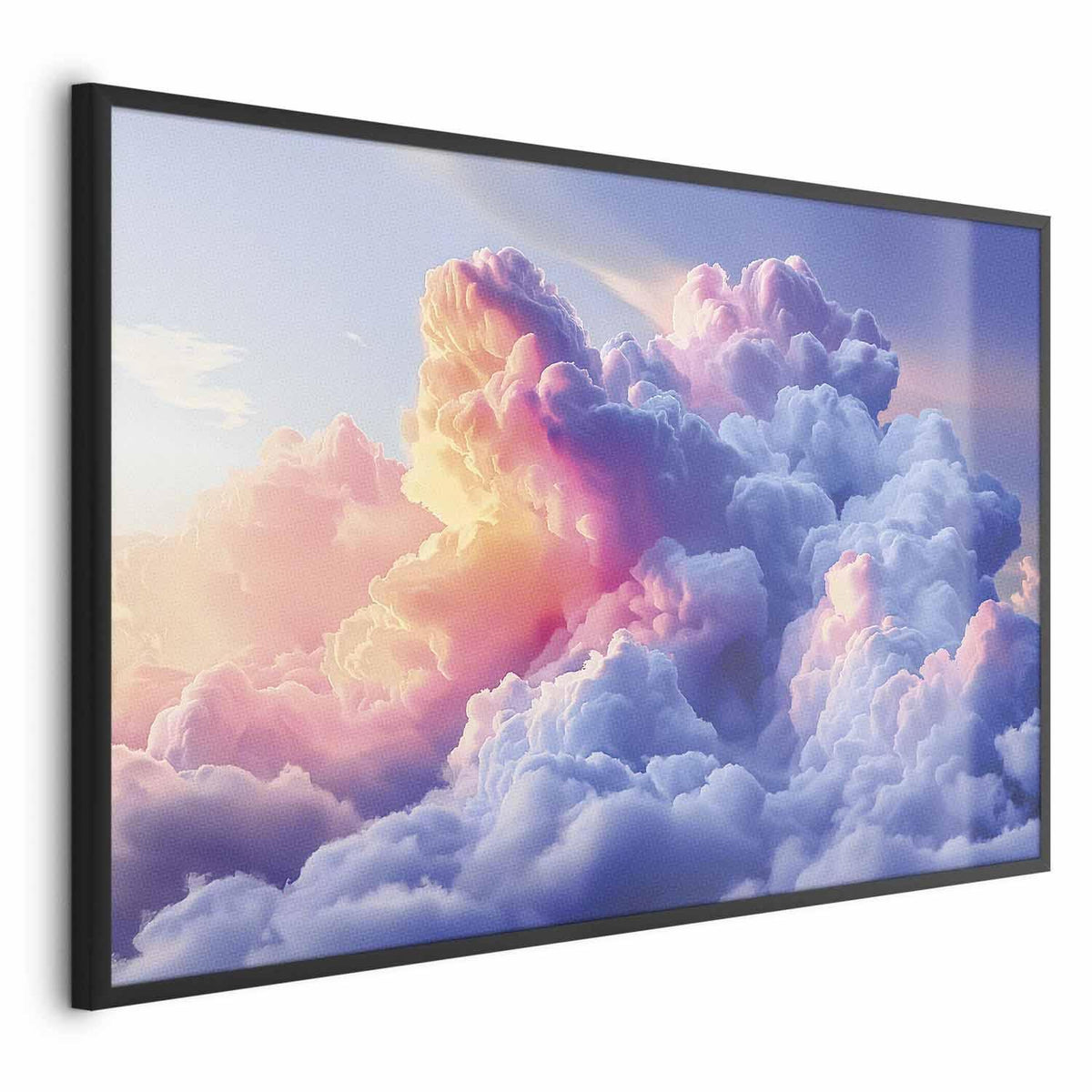 Poster - Clouds Like Painted: Artistic Dawn Brushes Painting the Sky