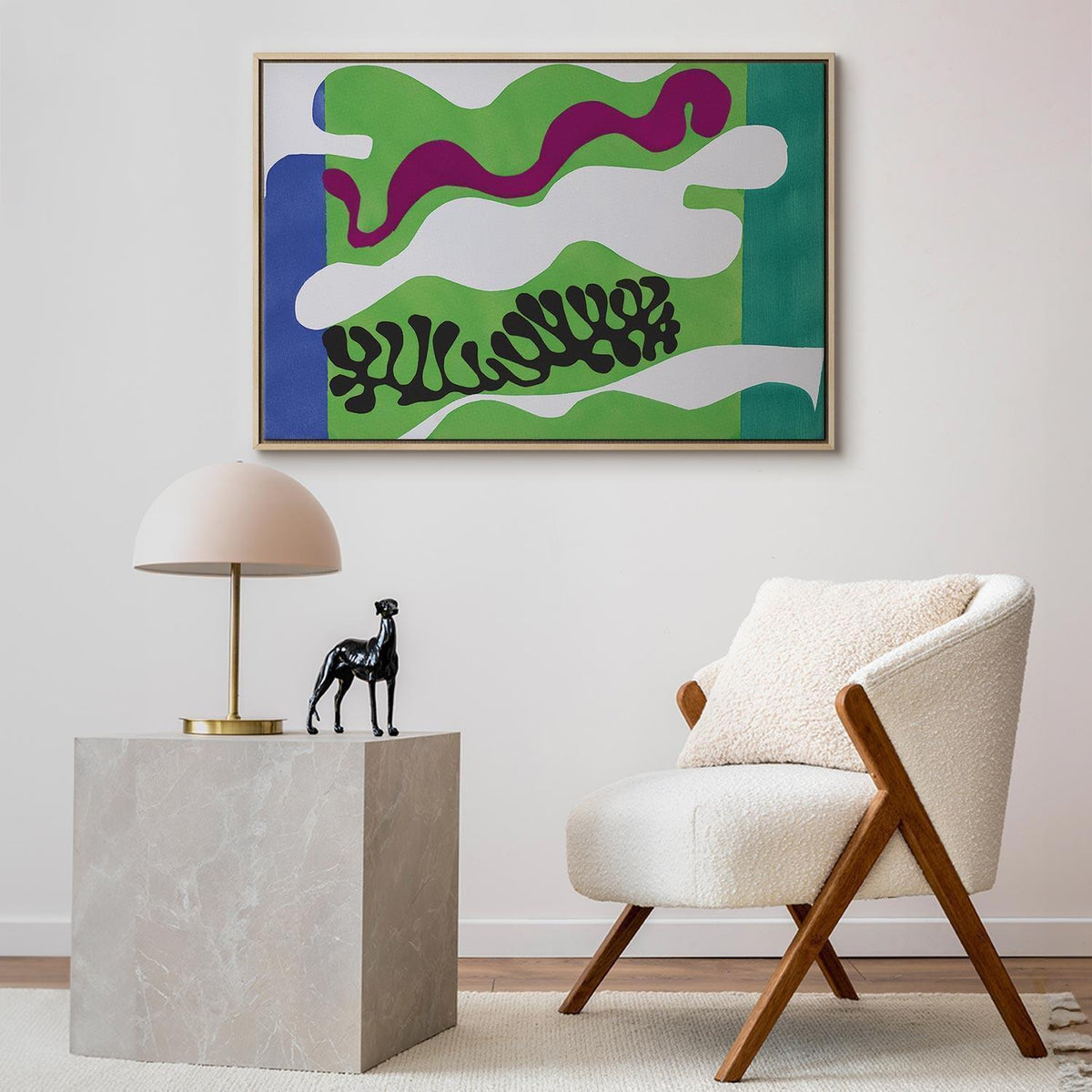 Leinwandbild - Henri Matisse – Lagoon II (from Jazz)