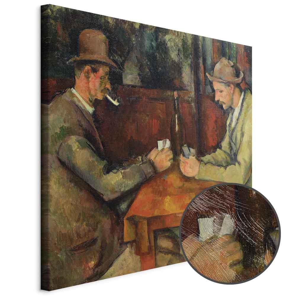 Leinwandbild - Paul Cézanne – The Card Players