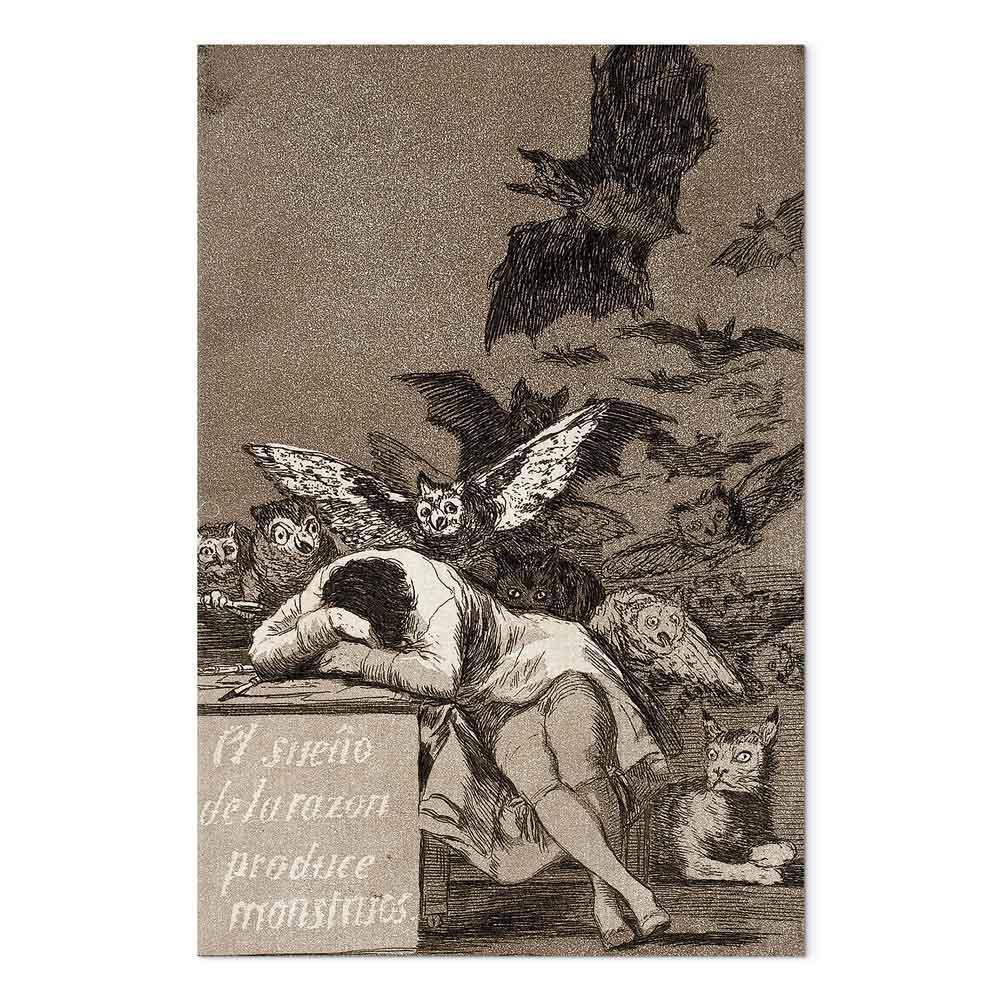 Leinwandbild - Francisco Goya – The Sleep of Reason Produces Monsters