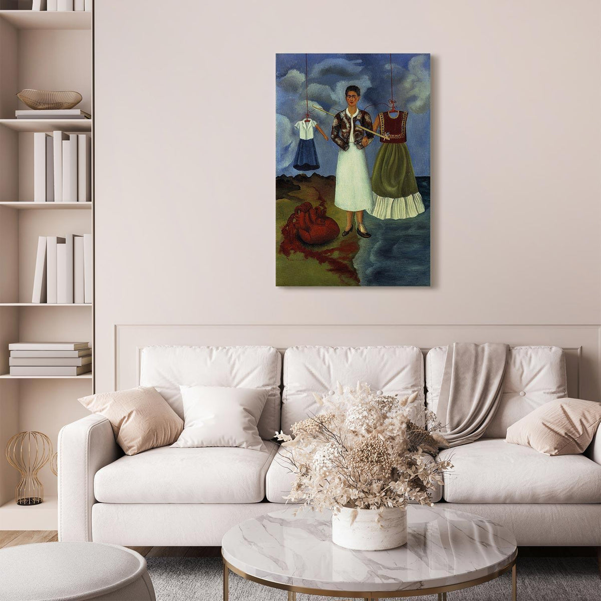Leinwandbild - Frida Kahlo – Memory (The Heart)