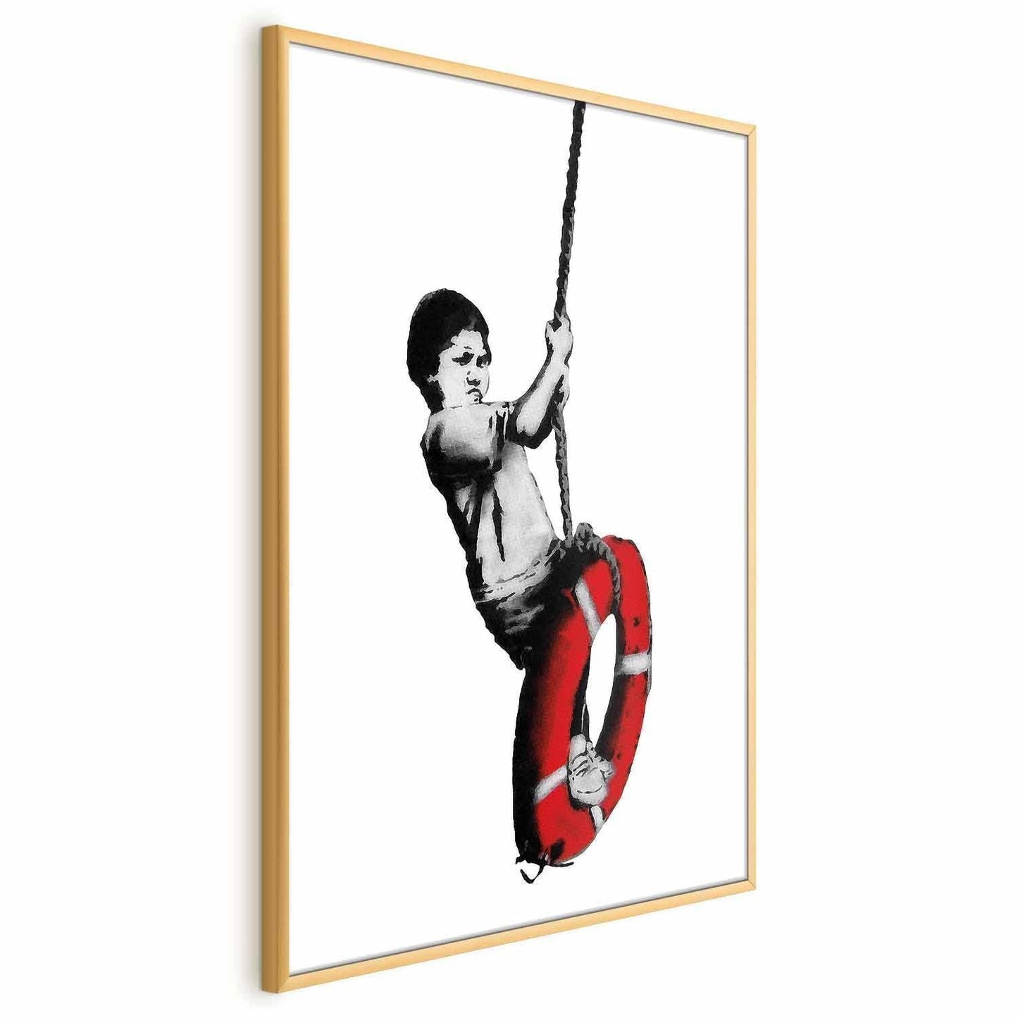 Poster - Banksy: Boy on a Rope Artgeist