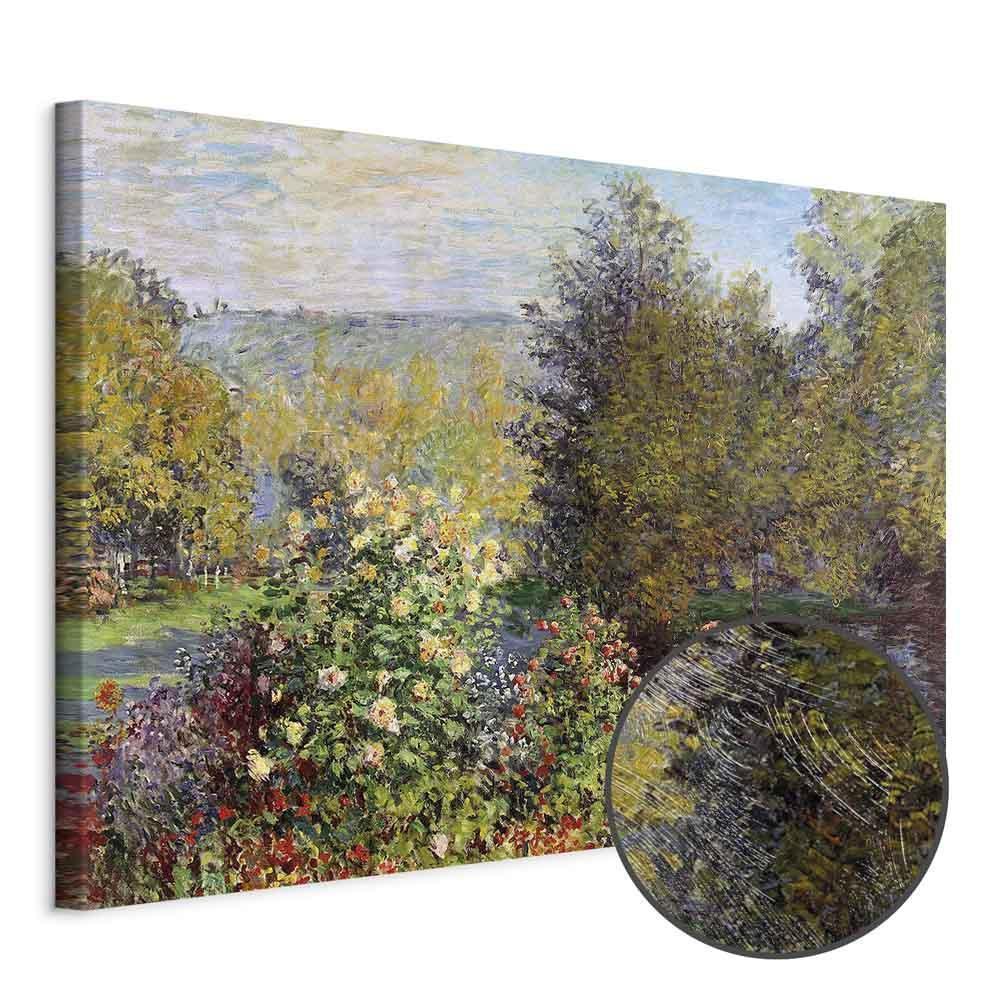 Leinwandbild - Claude Monet – Garden at Montgeron (detail)