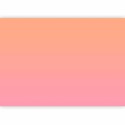 Fototapete - Warm Sunset - Gradient Background from Orange to Pink