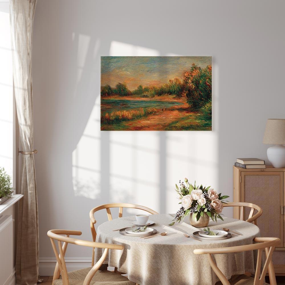 Leinwandbild - Pierre-Auguste Renoir – Paysage à Guernesey