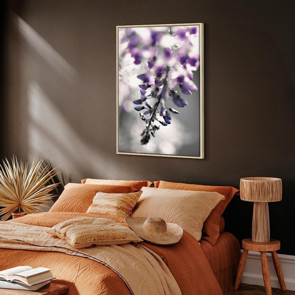 Leinwandbild - Violet Ringtones (1 Part) Vertical