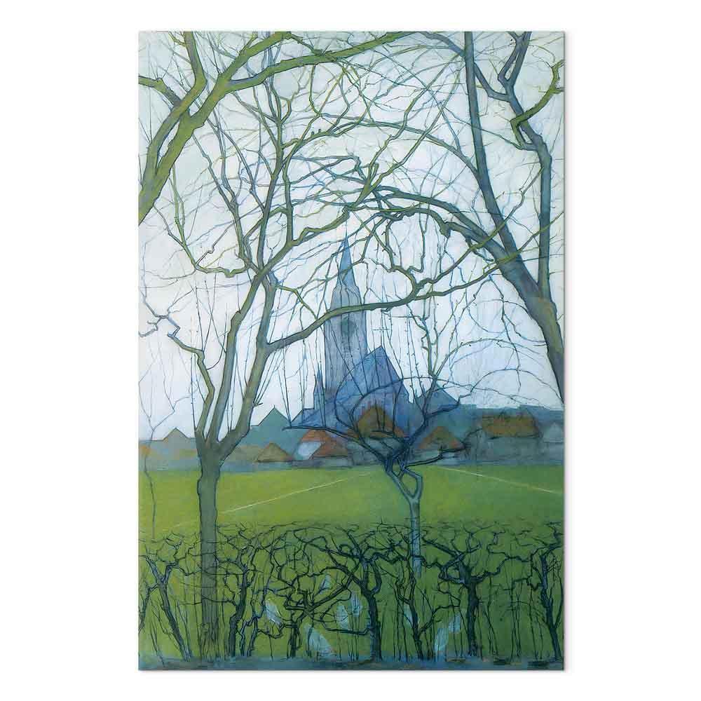 Leinwandbild - Piet Mondrian – St Jacob's Church