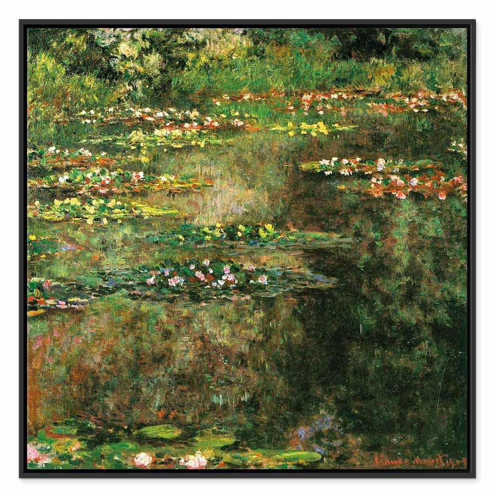 Leinwandbild - Claude Monet – Pond With Water Lilies