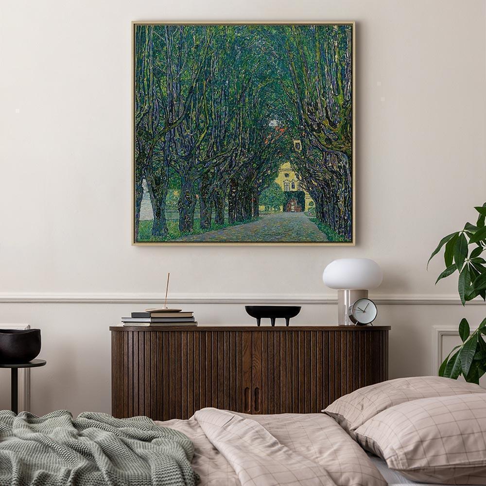 Leinwandbild - Gustav Klimt – Avenue in the Park of Schloss Kammer