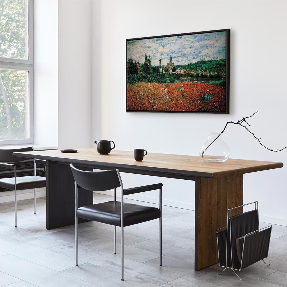 Leinwandbild - Claude Monet – Poppy Field near Vétheuil