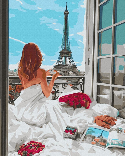 Malen nach Zahlen - Parisian morning